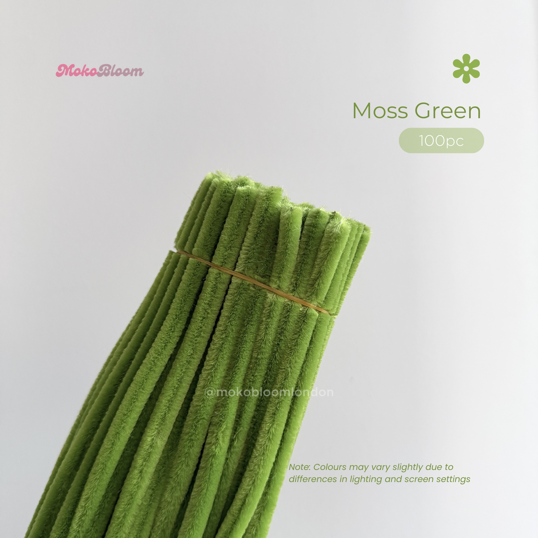 Moss Green Pipecleaners | Crafting Supplies