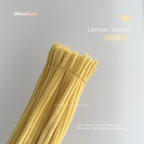 Lemon Yellow Pipecleaners | Crafting Supplies
