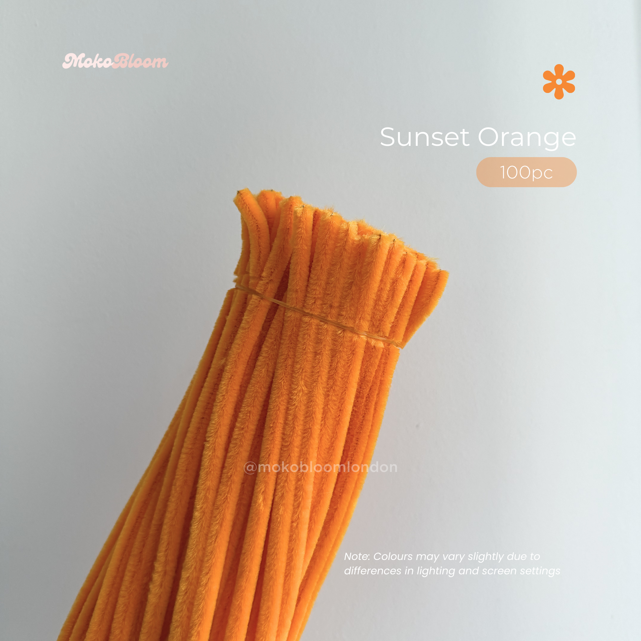 Golden Hour Set | 500pc Yellow/Orange Pipe Cleaner Supplies Bundle