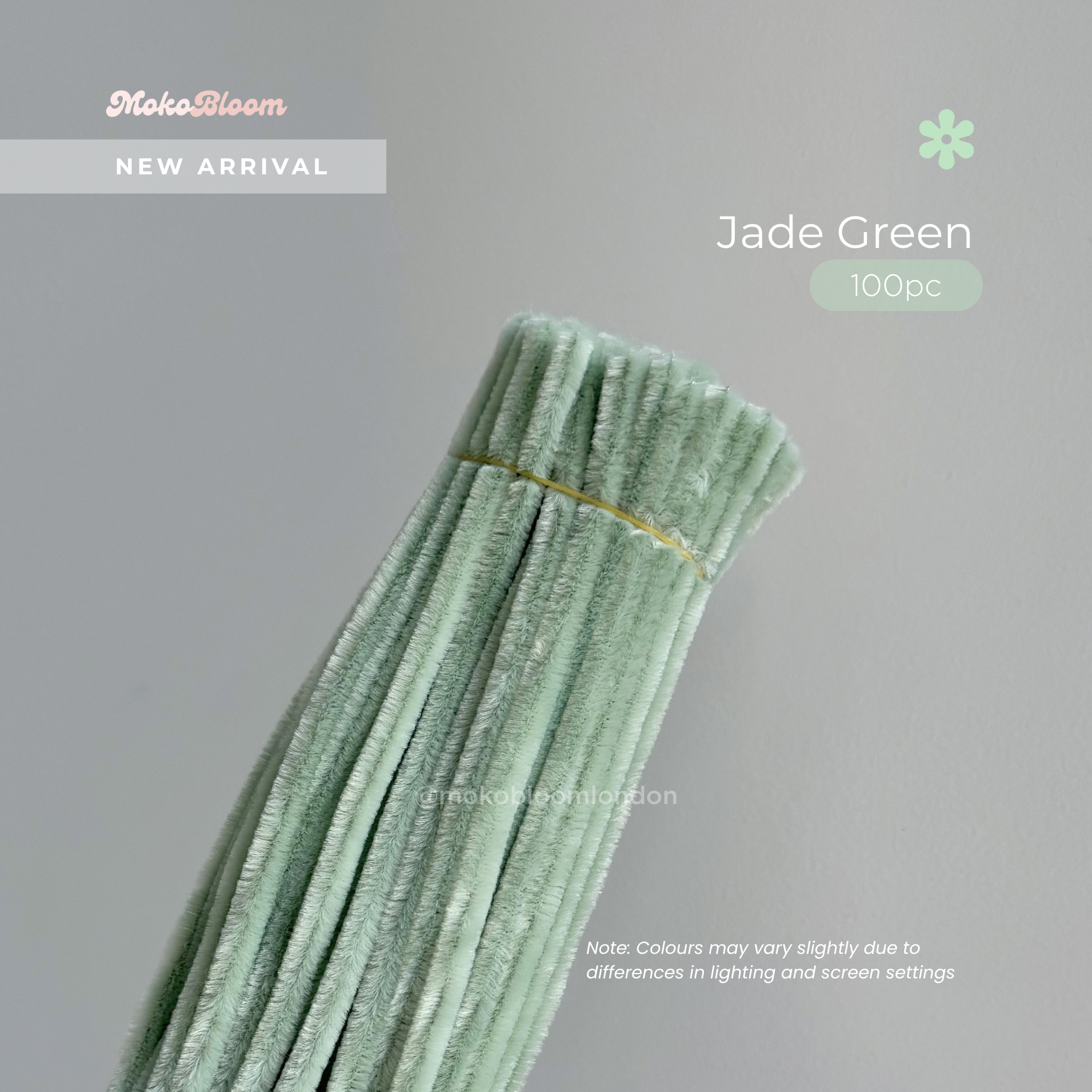 Jade Green Pipecleaners | Crafting Supplies