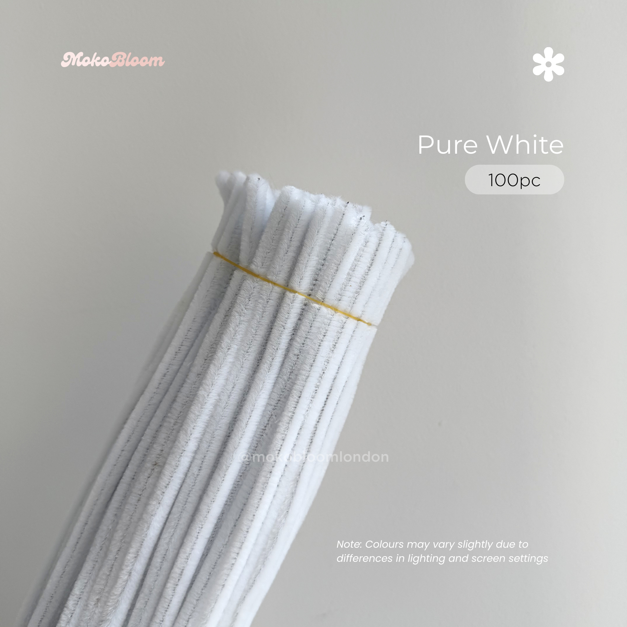 Pure White Pipecleaners | Crafting Supplies