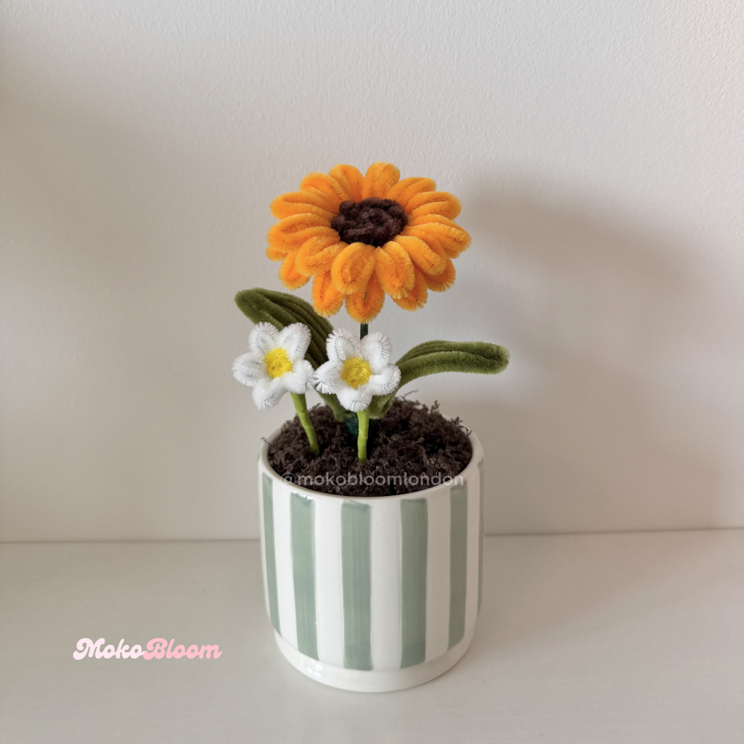 Little Sunflower Flower Pot