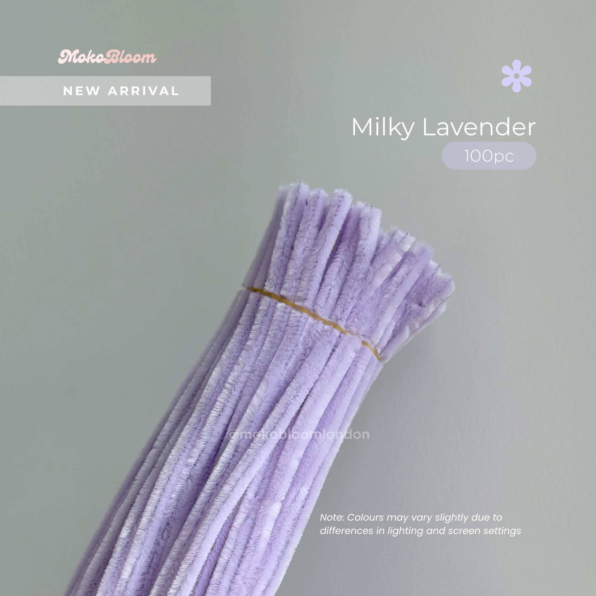 Milky Lavender Pipecleaners | Crafting Supplies