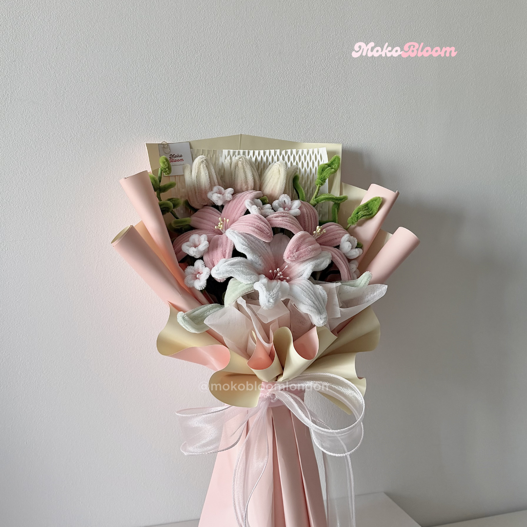 Berry Butter Bouquet | Lily & Tulip Mix