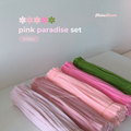 Pink Paradise Set | 500pc Pink Pipe Cleaner Supplies Bundle