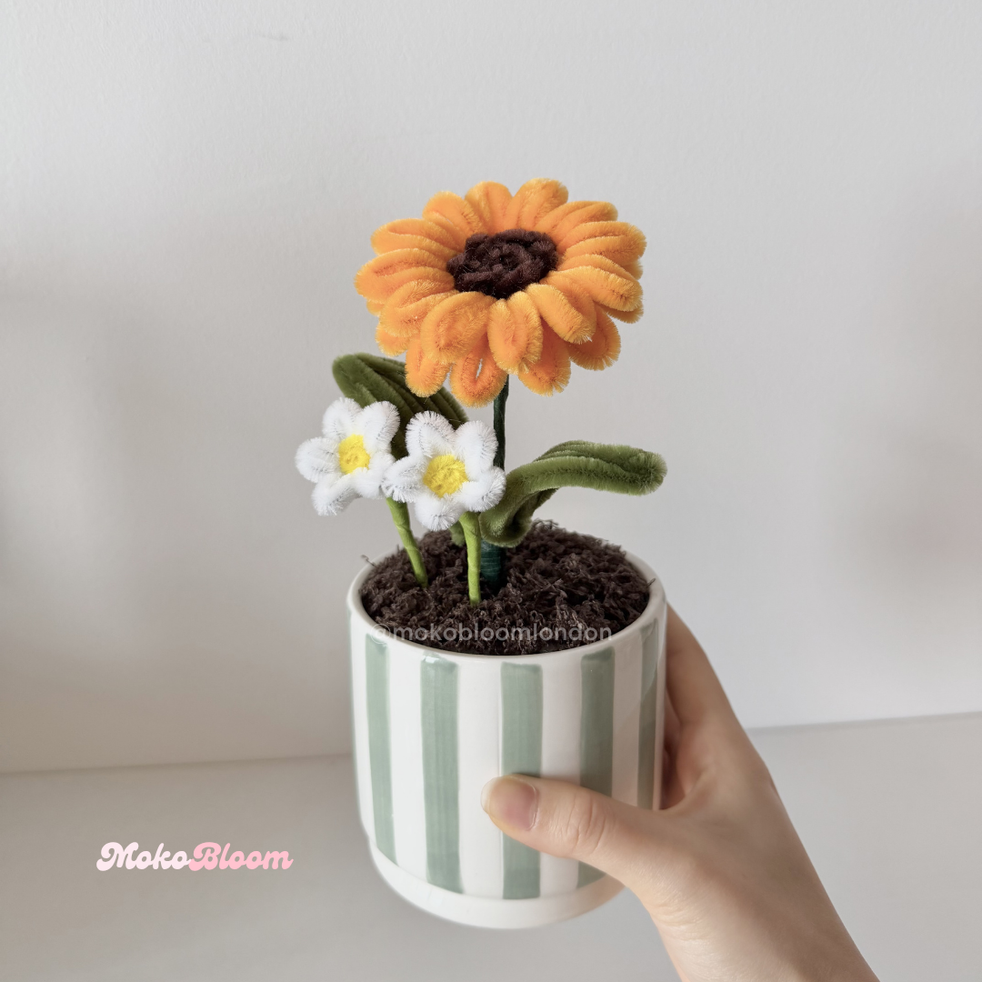 Little Sunflower Flower Pot