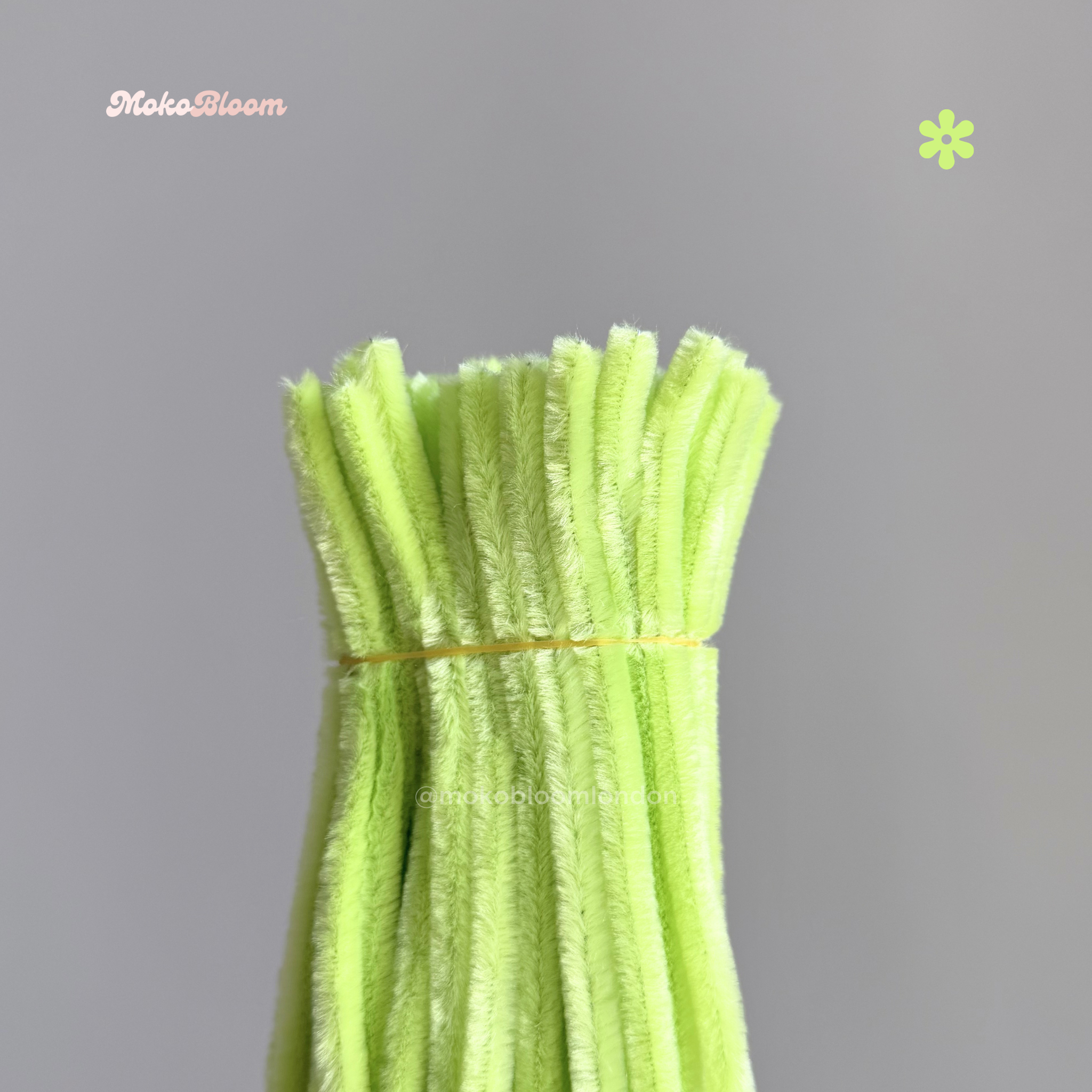 Lime Green Pipecleaners | Crafting Supplies