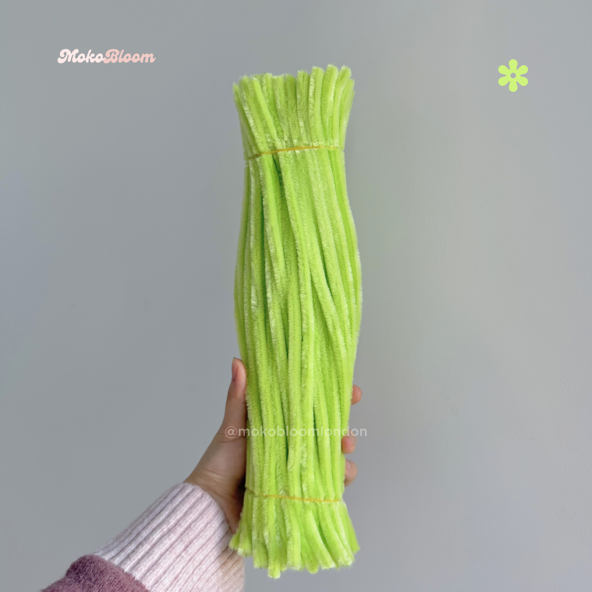 Lime Green Pipecleaners | Crafting Supplies