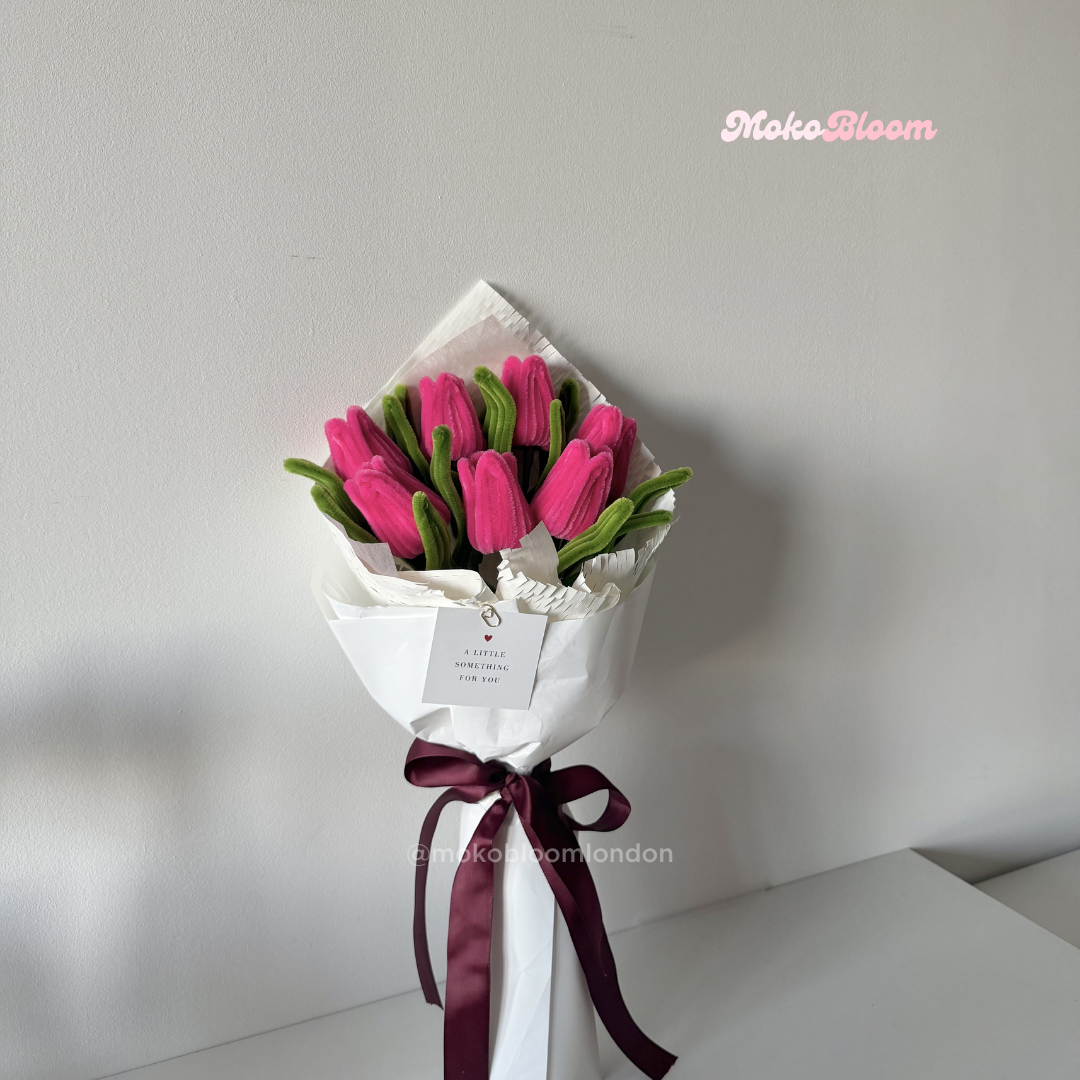 Raspberry Sorbet Tulip Bouquet