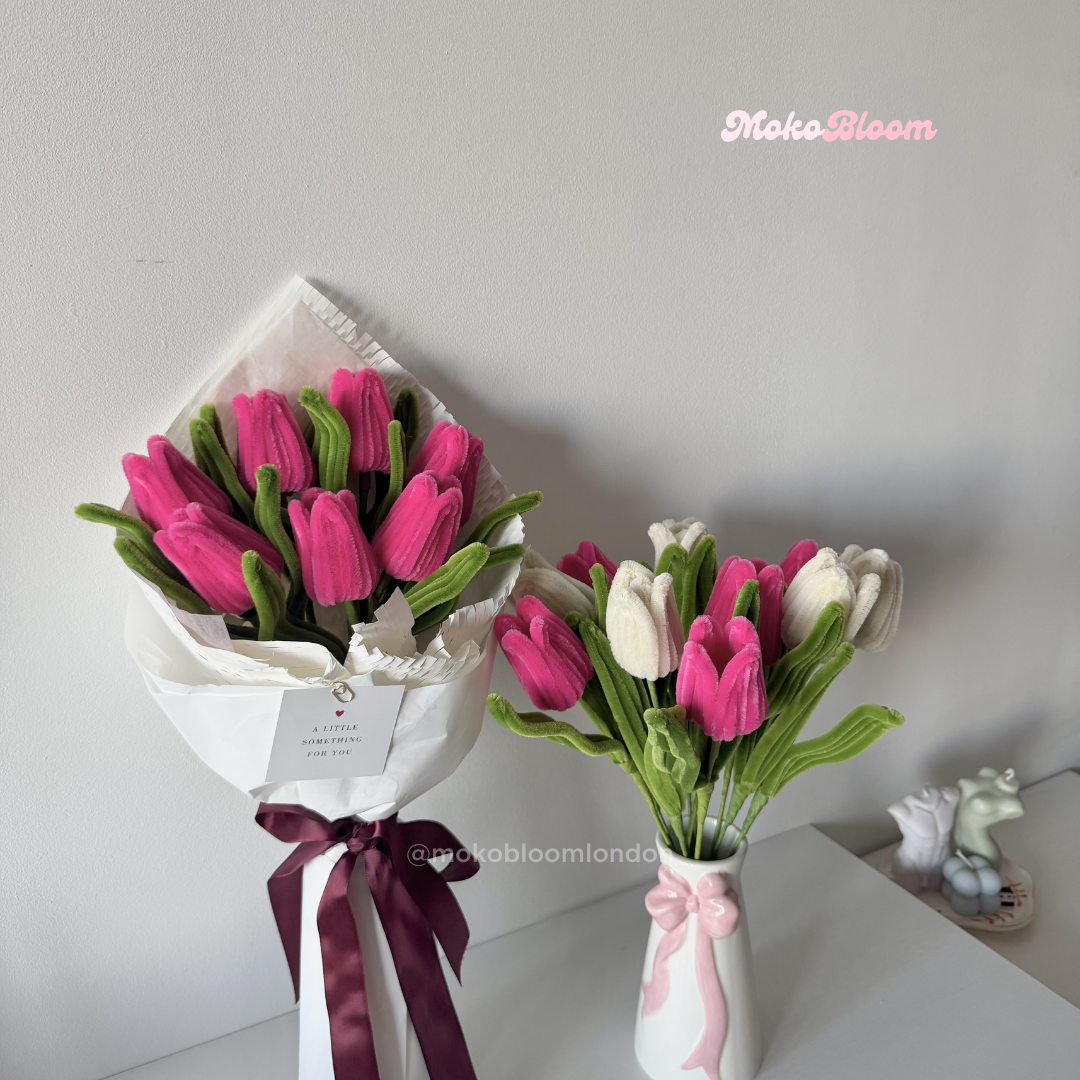 Raspberry Sorbet Tulip Bouquet