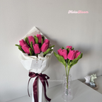 Raspberry Sorbet Tulip Bouquet