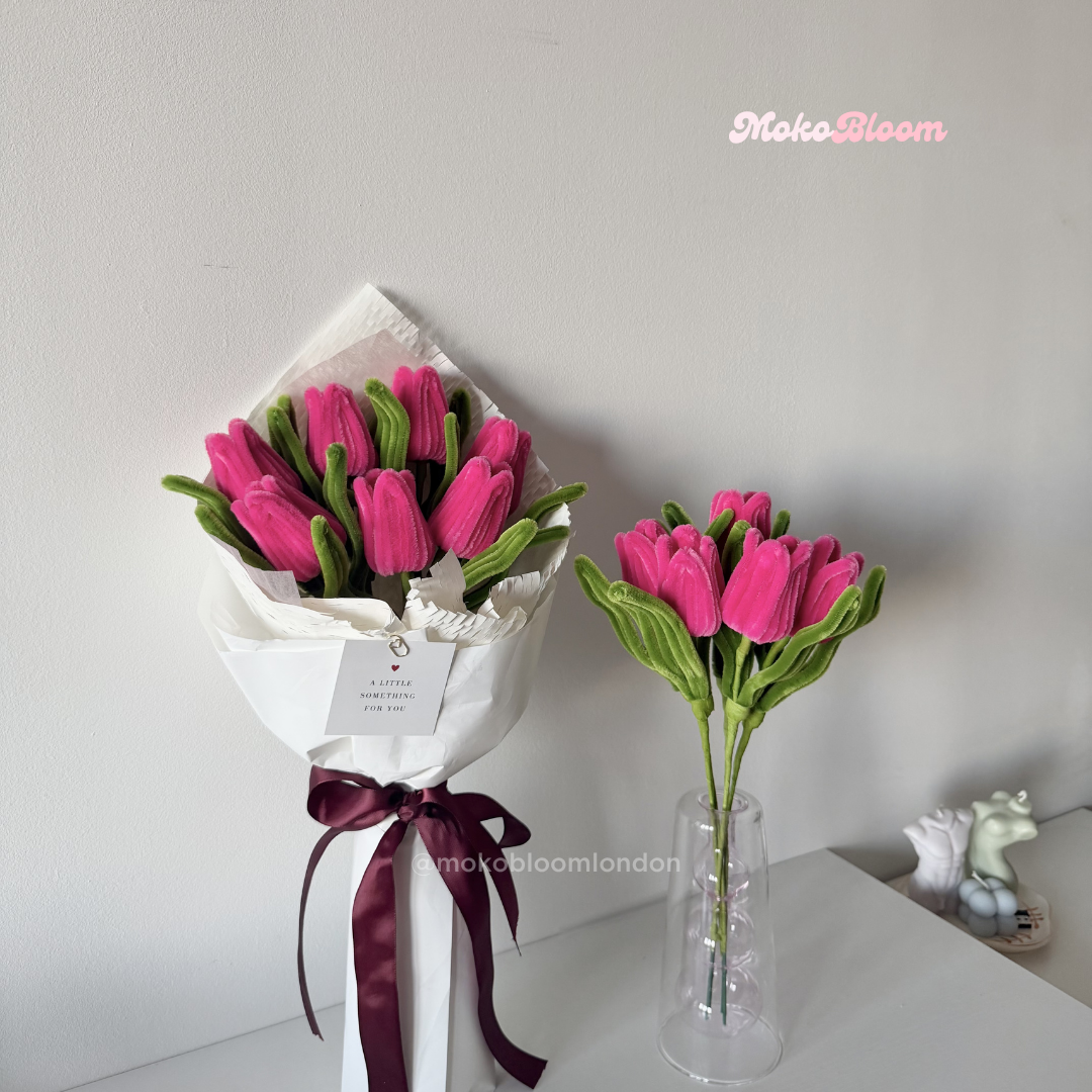 Raspberry Sorbet Tulip Bouquet