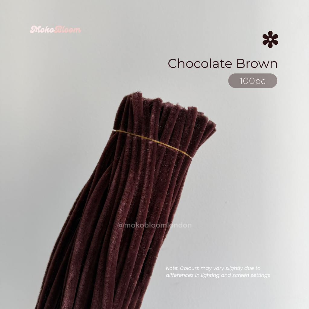 Chocolate Brown Pipecleaners | Crafting Supplies