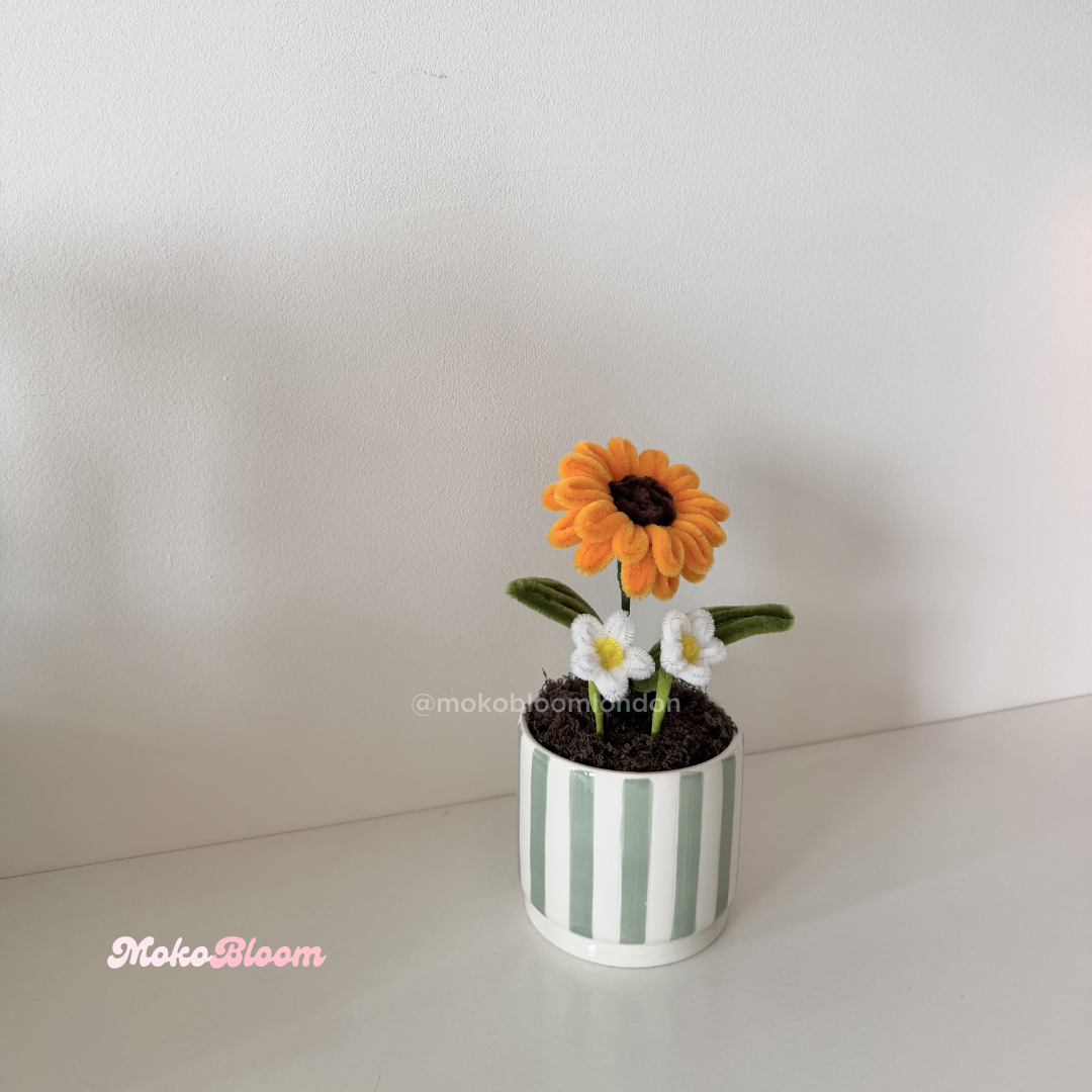 Little Sunflower Flower Pot