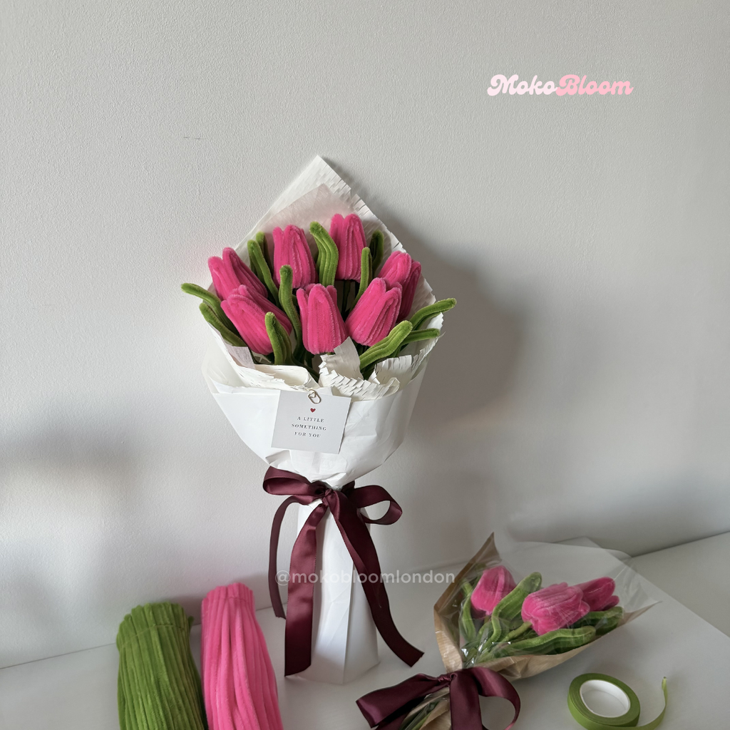 Raspberry Sorbet Tulip Bouquet