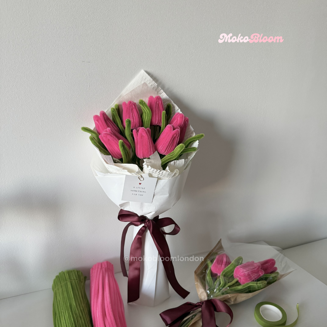 Raspberry Sorbet Tulip Bouquet