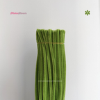 Mixed Greens Set | 300pc Green/White Pipe Cleaner Supplies Bundle