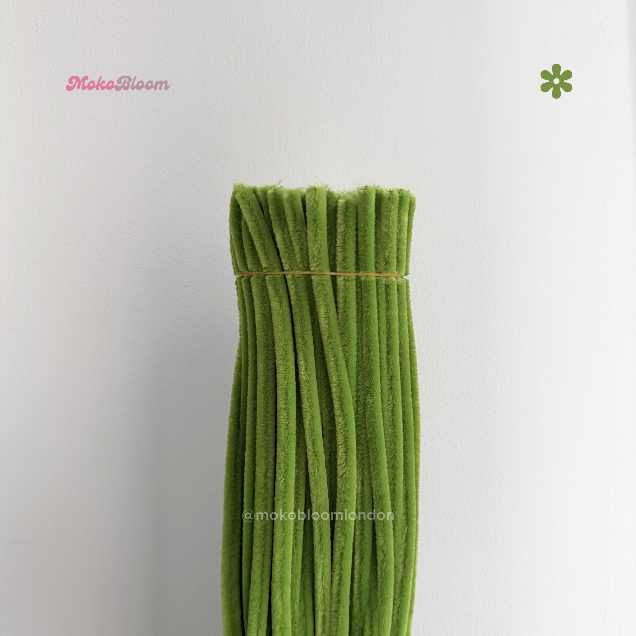 Mixed Greens Set | 300pc Green/White Pipe Cleaner Supplies Bundle
