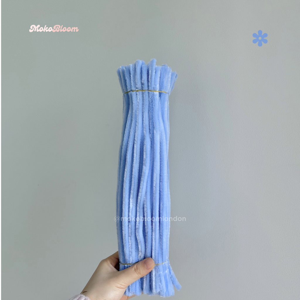 Aqua Blue Pipecleaners | Crafting Supplies