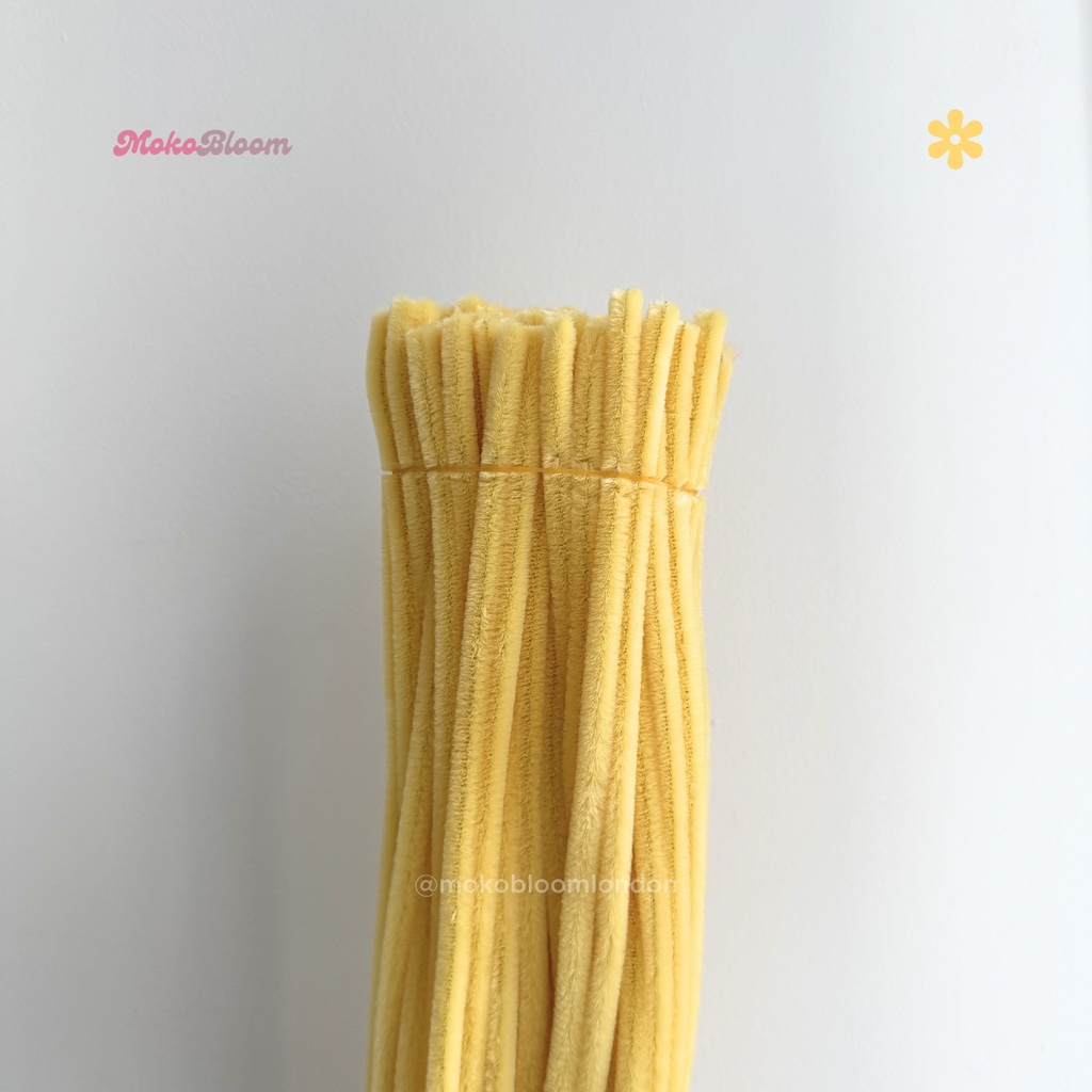 Lemon Yellow Pipecleaners | Crafting Supplies