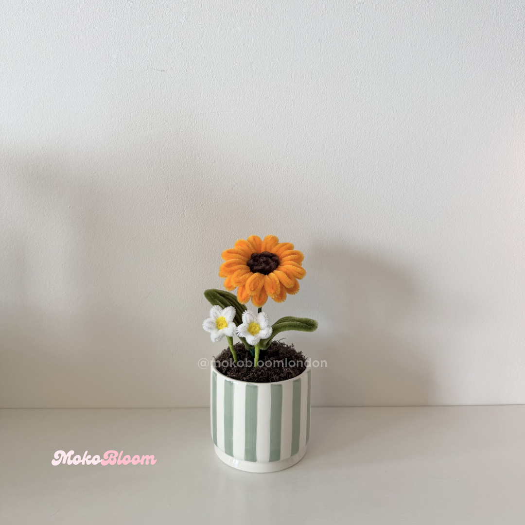 Little Sunflower Flower Pot
