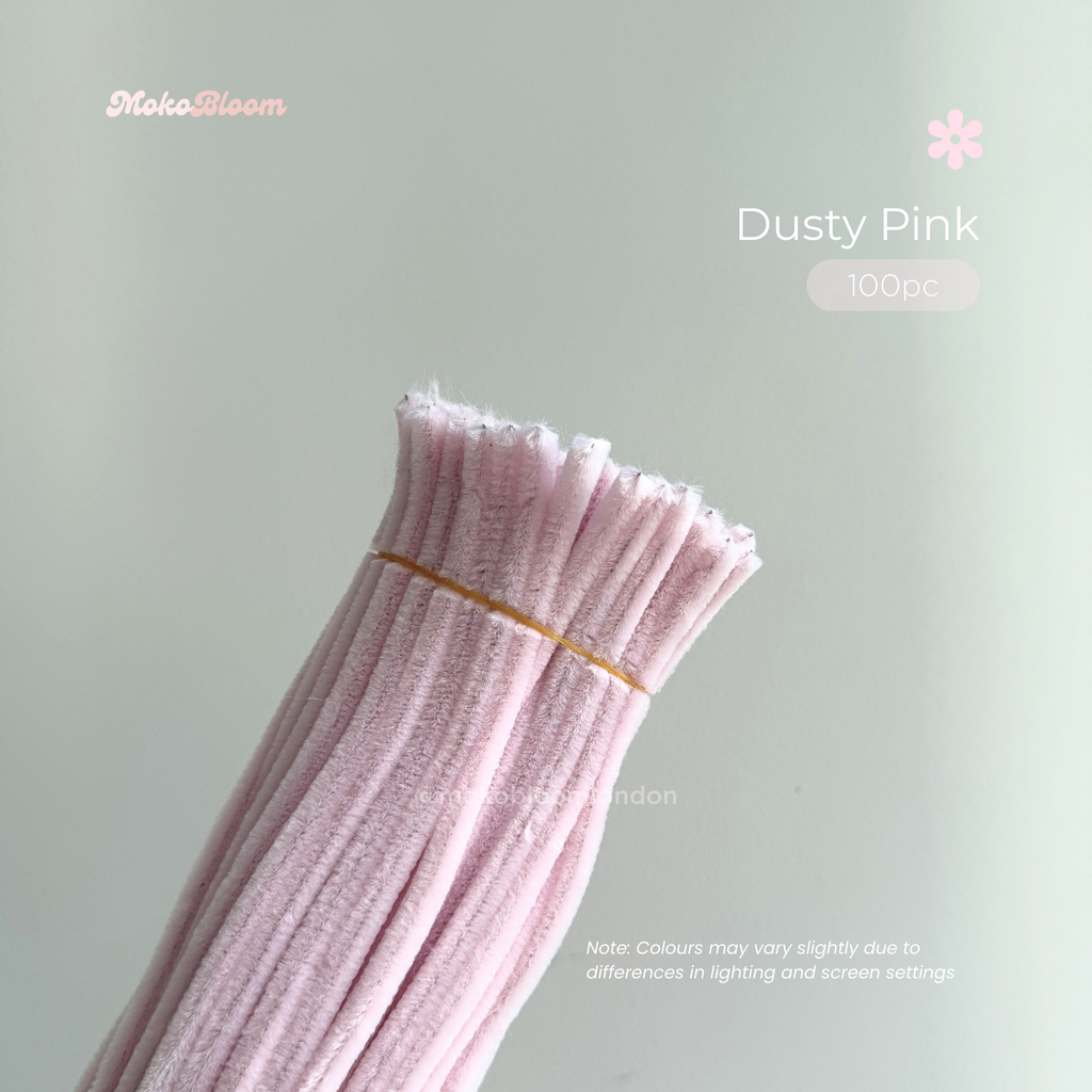 Dusty Pink Pipecleaner | Crafting Supplies