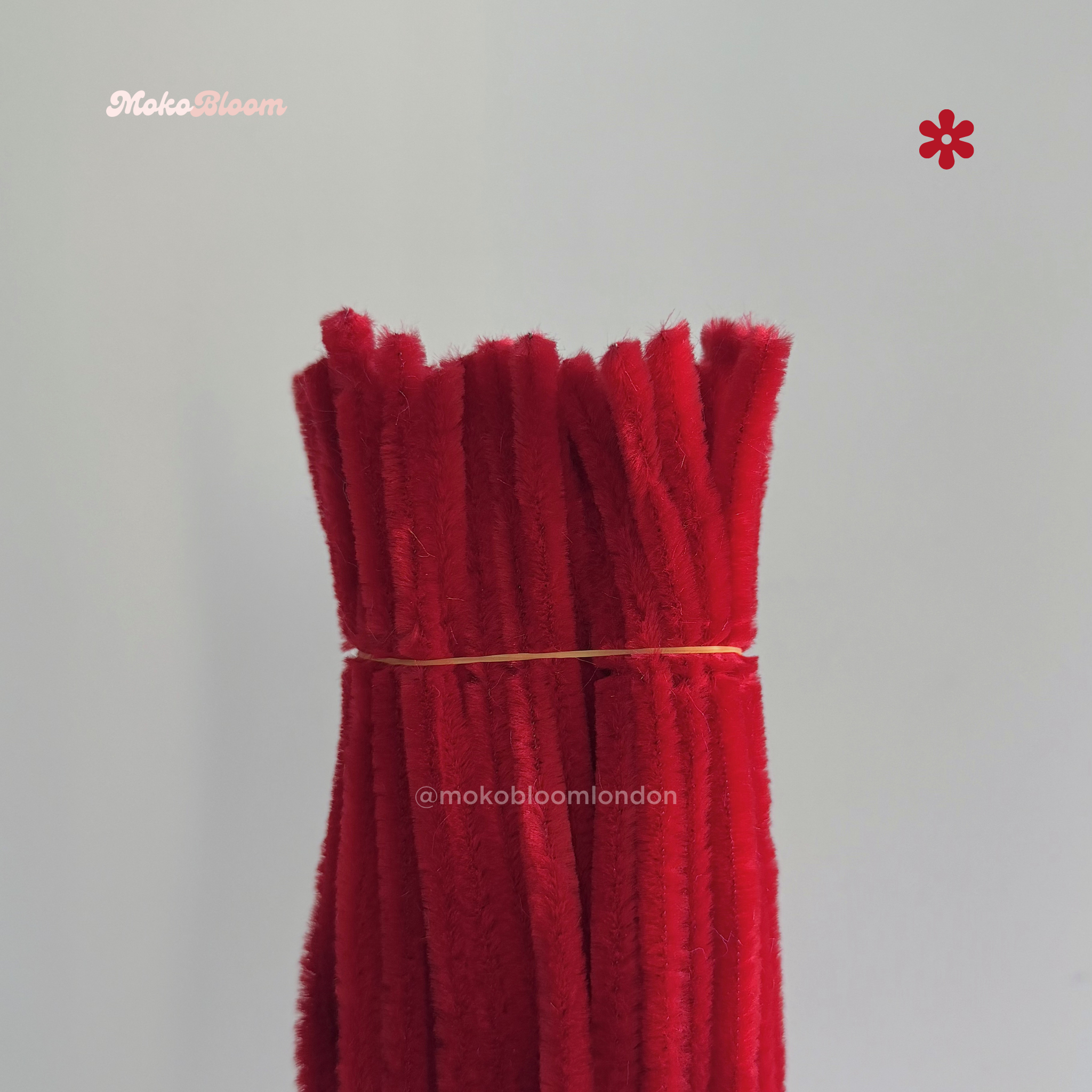 Crimson Red Pipecleaners | Crafting Supplies