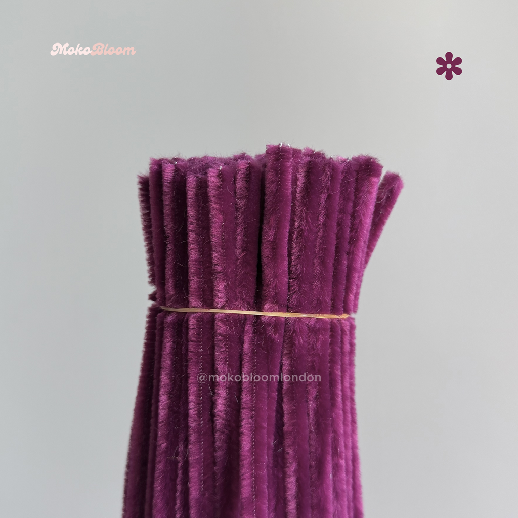 Mulberry Red Pipecleaners | Crafting Supplies
