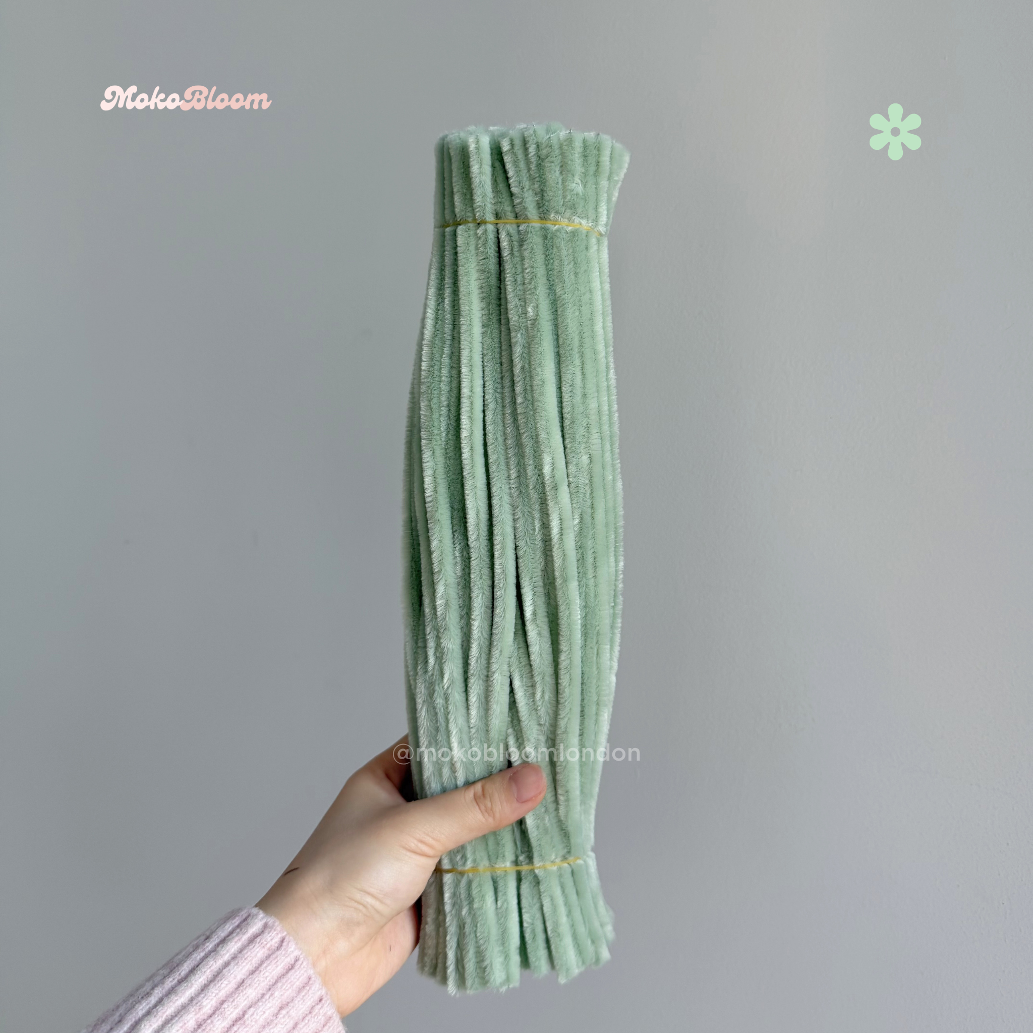 Jade Green Pipecleaners | Crafting Supplies